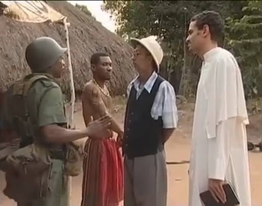 Scenes from old Nollywood film Captain