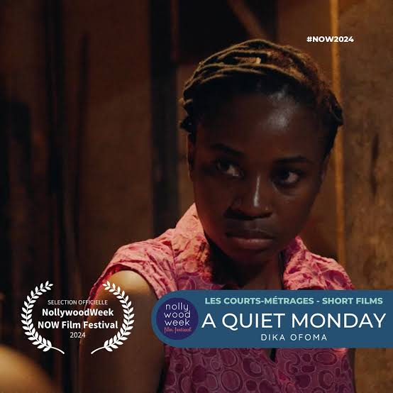 A Quiet Monday selected for the Nollywood Film Week Festival 2024